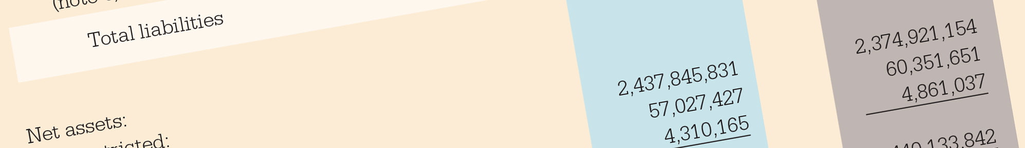 Financials banner
